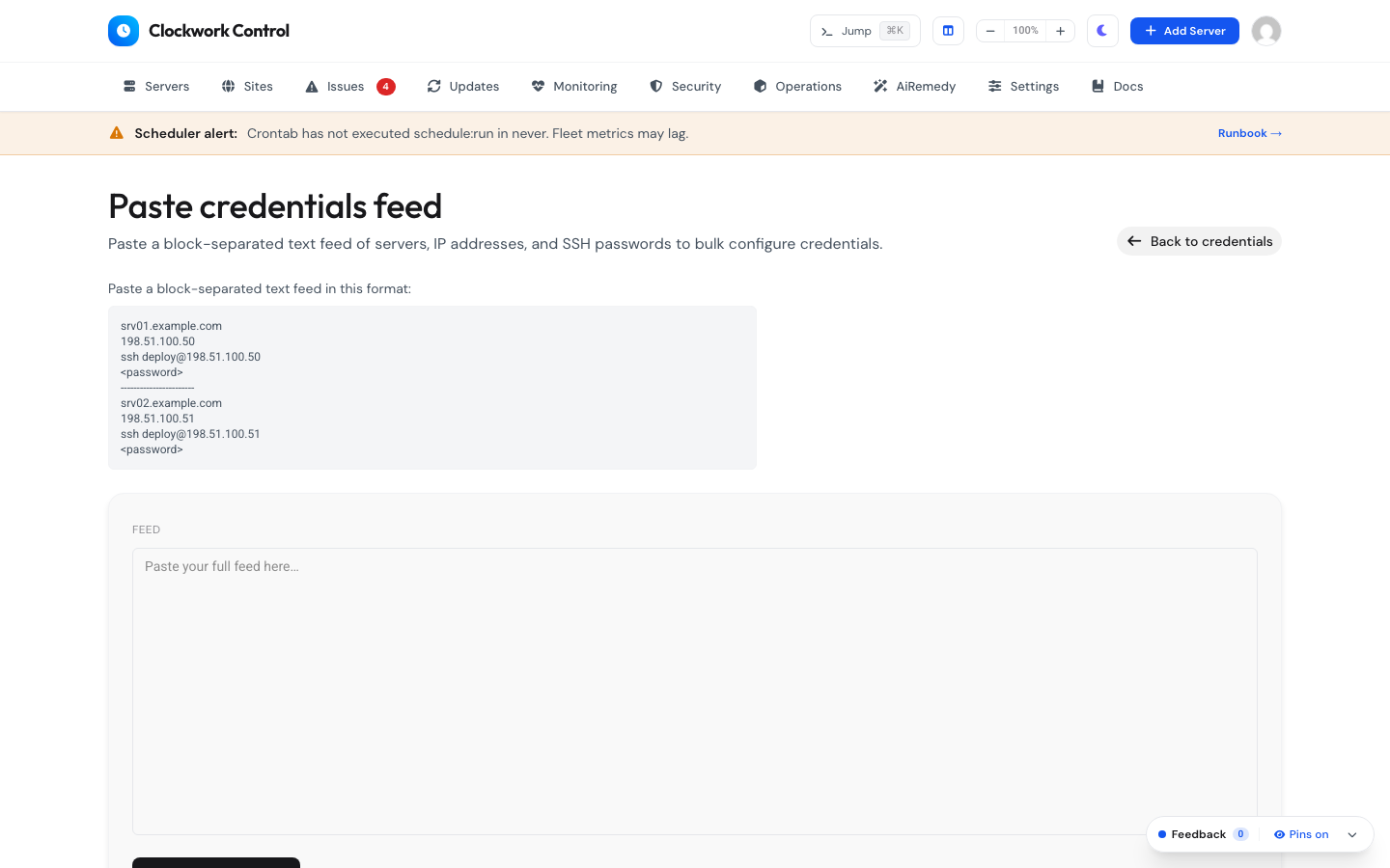 Missing Credentials Triage
